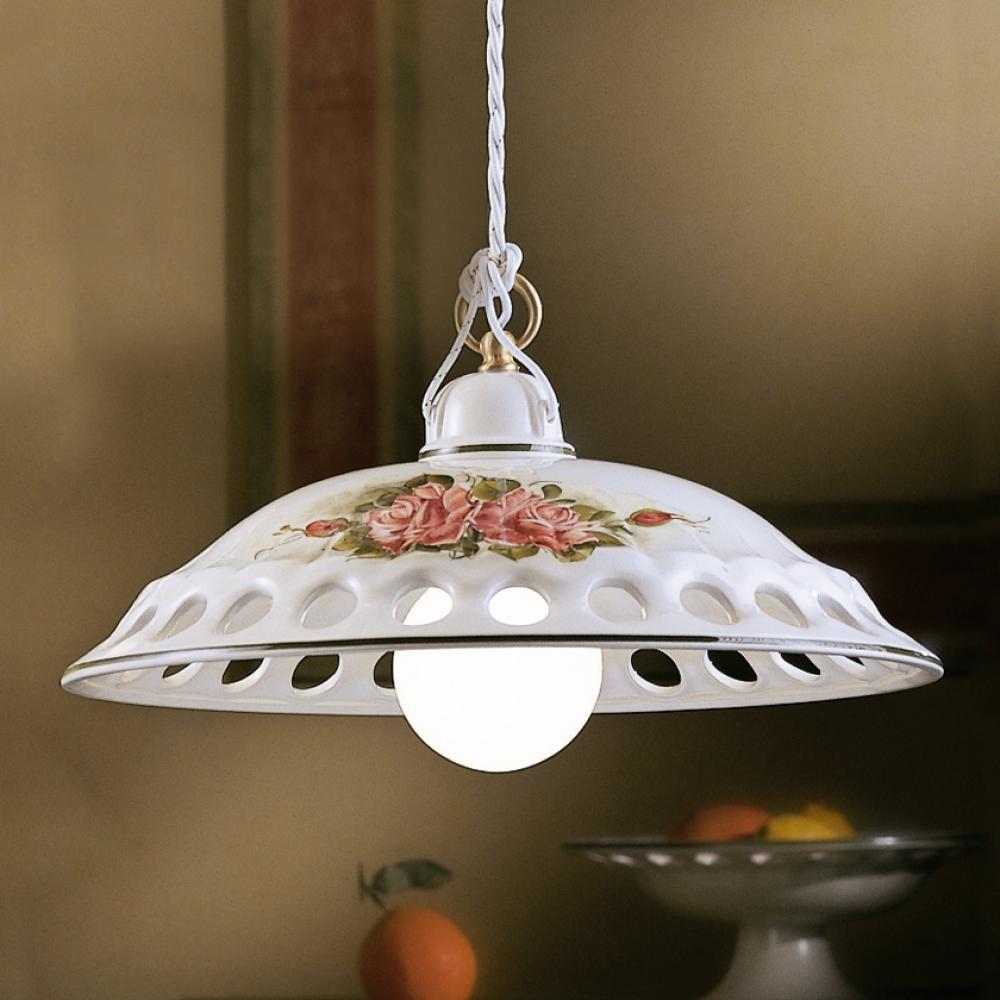 romanticka klasicka dierovana otvorena keramicka zavesna lampa dierovana obyvacka jedalen jedalensky stol nad kuchyna lampy mediteran rustikalny country interierovy dizajn ferroluce classic budapest showroom.jpg
